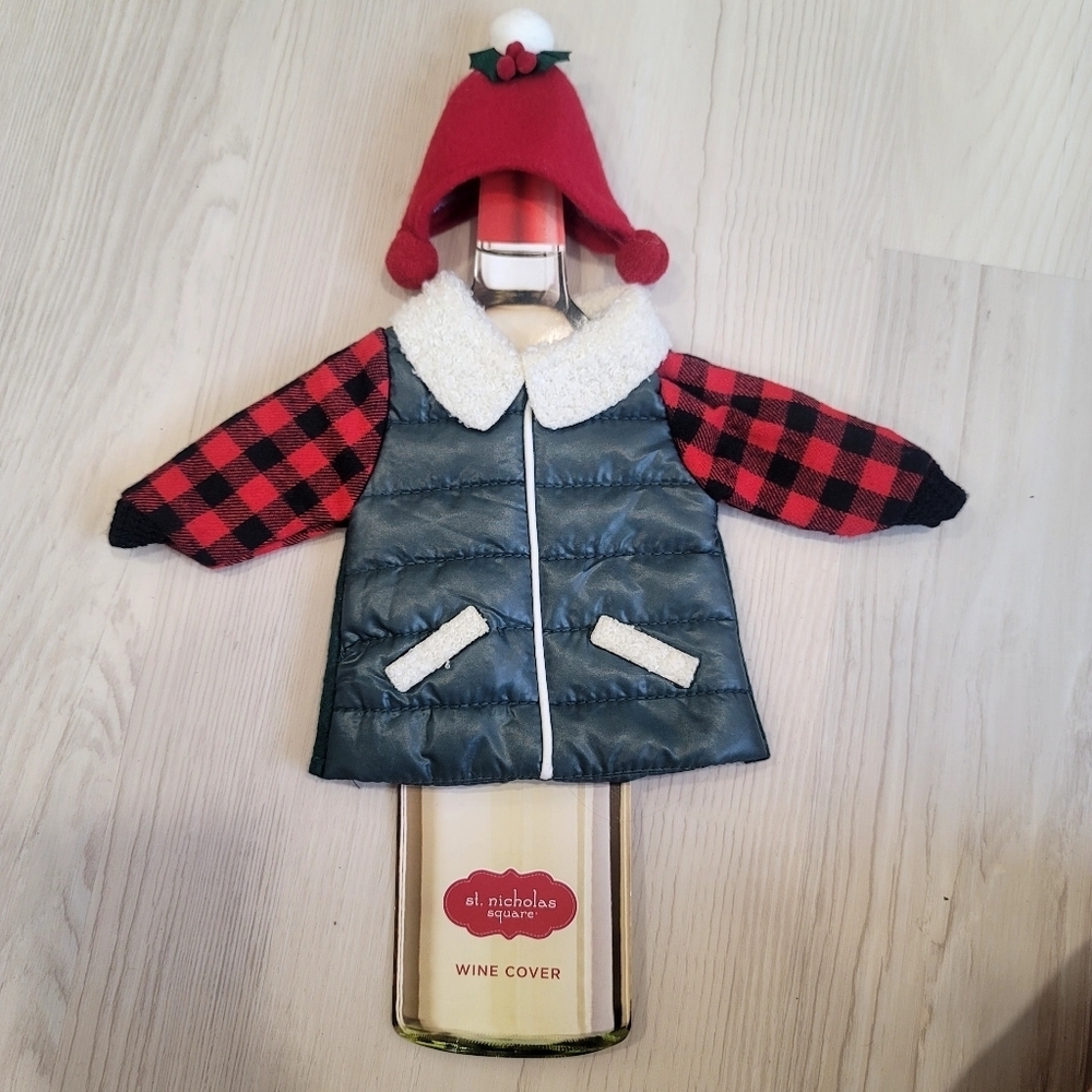 PUFFIN X EDDIE BAUER + KOHL'S Can Cooler Puffer Park , wine bottle X mas cover - Picture 16 of 16